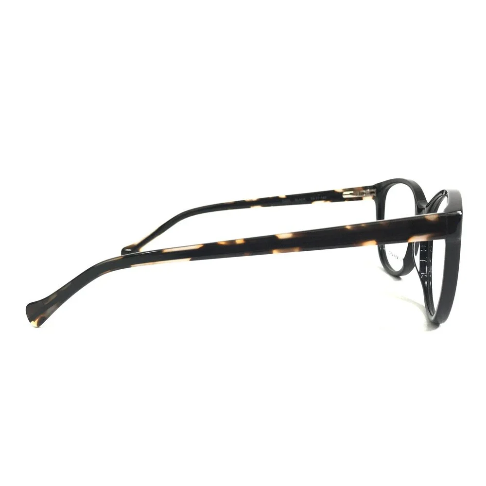Lucky Brand Eyeglasses Frames D223 BLACK Tortoise Round Full Rim 53-17-140
